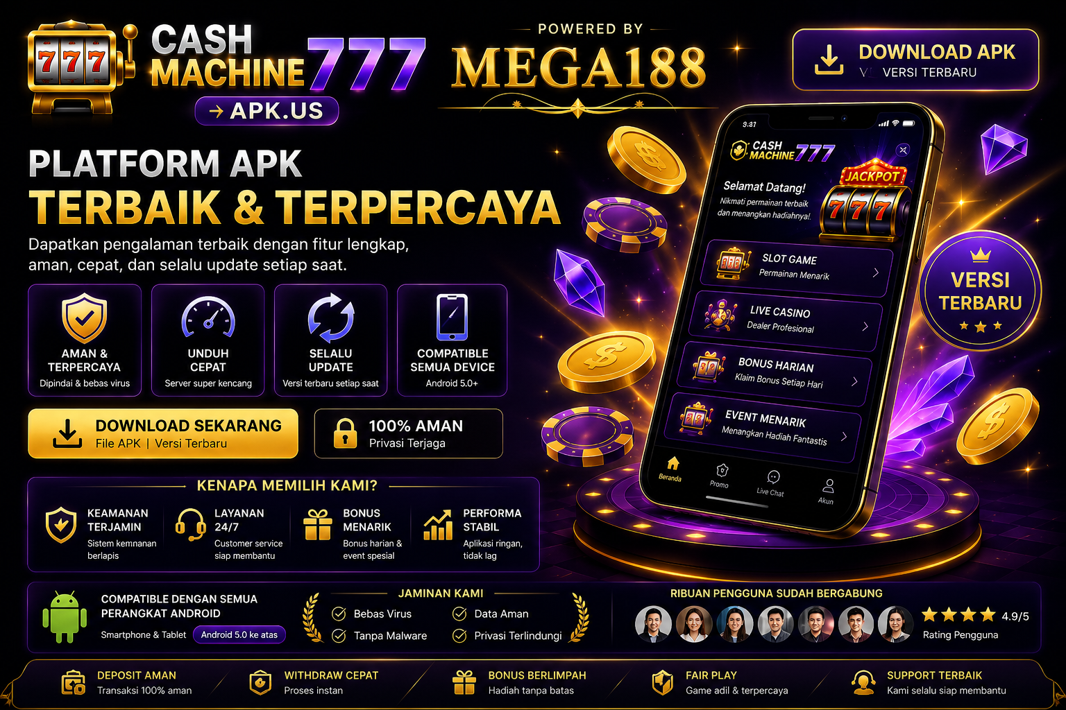 MEGA188 Front Black 